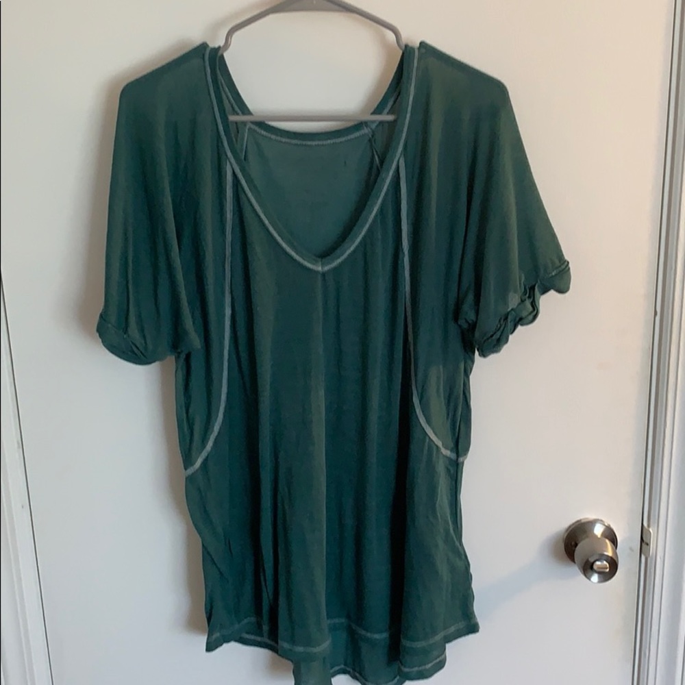 plain v-neck